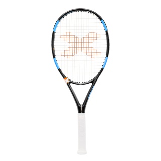 Pacific Tennis Racket BXT Raptor 107in/275g/Comfort Black/Cyan Blue - Pre-strung -