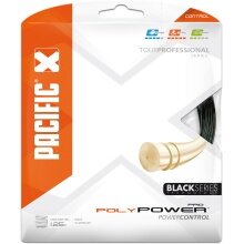 Stringing with Tennis String Pacific Poly Power Pro black