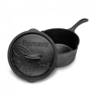 Petromax Cast Iron Casserole with Lid - made of cast iron - 2 liters