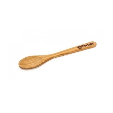 Petromax wooden spoon with branding made of cherry wood - 5.9cm x 32cm x 1cm