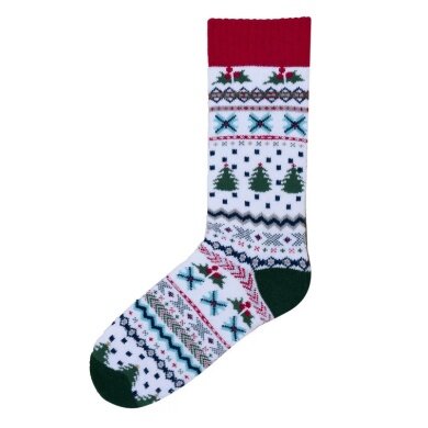 Polar Star Daily Sock Crew Inga (Christmas, Cotton, Warm) Multicoloured - 1 Pair