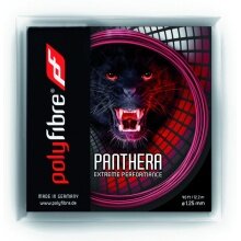 Polyfibre Tennis String Panthera red 12m Set