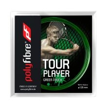 Polyfibre Tennis String Tour Player Touch 1.23mm green 12m Set