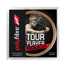 Polyfibre Tennis String Tour Player Rough 1.25 (Durability+Spin) natural 12m Set