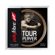 Polyfibre Tennis String Tour Player 1.25 Natural 12m Set