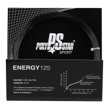 Polystar Tennis String Energy (Durability+Power) black 12m Set