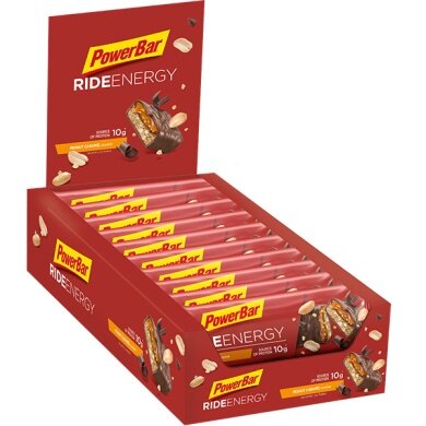 PowerBar Energy Bar Ride Peanut/Caramel 18x55g Box