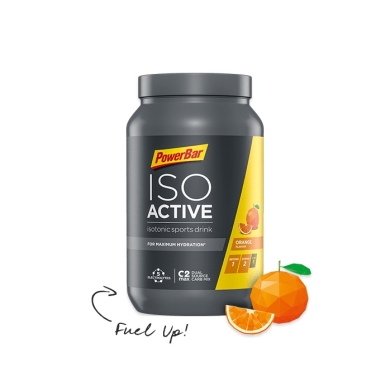 PowerBar Sports Drink IsoActive (isotonic, 5 minerals & carbohydrates) - Orange Flavor 1320g Can