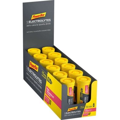 PowerBar 5Electrolytes Sports Drink Pink Grapefruit 12x10 Tabs Box