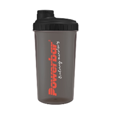 Powerbar Drink Bottle Mix-Shaker 700ml transparent/black - 1 Bottle