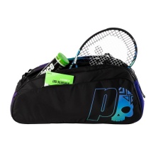 Prince Tennis Racket Bag by Hydrogen Neon Comp 2 (Racket Bag, 2 Main Compartments) Black/Multicoloured 6 Racket