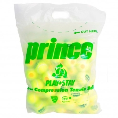 Prince Methodology Balls Stage 1 Play&Stay yellow/green 72-pack in bag