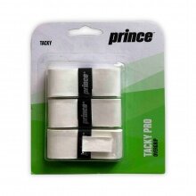 Prince Overgrip Tacky Pro 0.6mm white - 3 pieces