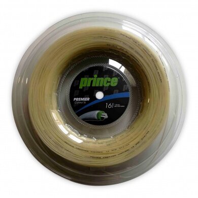 Prince Tennis String Premier Control (Touch+Control) natural 200m roll