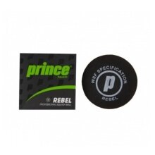 Prince Squashball Rebel (1 yellow dot, slow) black - 1 ball