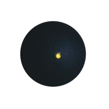 Prince Squashball Rebel (1 yellow dot, slow) black - 1 ball