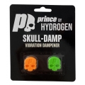 Prince by Hydrogen Vibration Dampener Tattoo Skull orange/green 2-pack