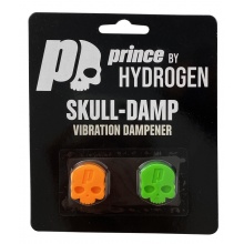 Prince by Hydrogen Vibration Dampener Tattoo Skull orange/green 2-pack