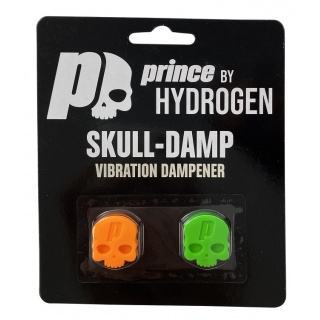 Prince by Hydrogen Vibration Dampener Tattoo Skull orange/green 2-pack