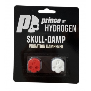 Prince by Hydrogen Vibration Dampener Tattoo Skull white/red 2-pack