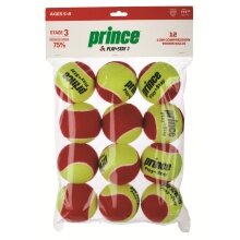 Prince Methodology Balls Stage 3 Play&Stay red/yellow 12 pack in bag