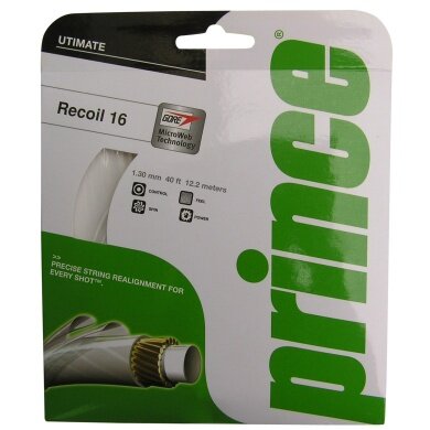 Prince Tennis String Recoil white 12m Set