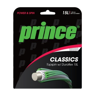 Prince Tennis String Synthetic Gut Duraflex (Allround+Durability) white 12m Set