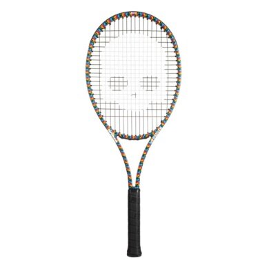 Prince Tennis Racket by Hydrogen Skulls 290 100in/290g multicoloured - pre-strung -