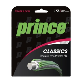 Prince Tennis String TopSpin (Allround/Spin) 1.38mm white 12m Set