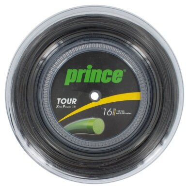 Prince Tennis String Tour XP (Durability+Power) black 200m roll