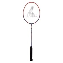 Pro Kennex Badminton Racket Kinetic Extreme Pro (stiff, head-heavy) blue-gray/orange - strung -