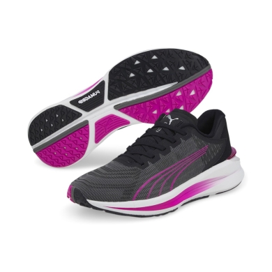 Puma Running Shoes Electrify Nitro Cushioning Black/Purple Women