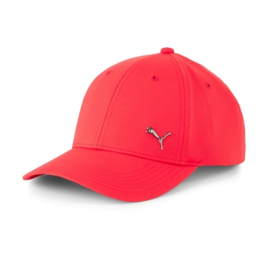 Puma Cap Metal Cat (100% Polyester, Woven) red - 1 piece