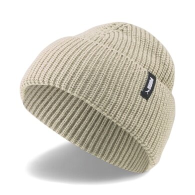 Puma Beanie Core Fisherman Hat - Knit Structure - pebble grey - 1 piece