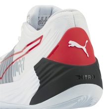 Puma Indoor Court Shoes Fusion Nitro white/red Men