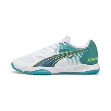 Puma Indoor Court Shoes Attacourt white/green Men