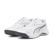 Puma Indoor Court Shoes Solarstrike II white/grey Men