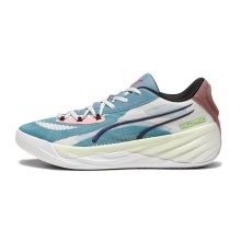 Puma Indoor Court Shoes All-Pro Nitro blue/multicoloured Men