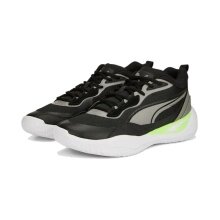 Puma Indoor Court Shoes Playmaker Pro black/lime green Men