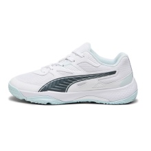 Puma Indoor Shoes Solarflash II white/blue/dark grey Kids