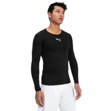 Puma Functional Underwear Long Sleeve Shirt LIGA Baselayer Tee - black Men's