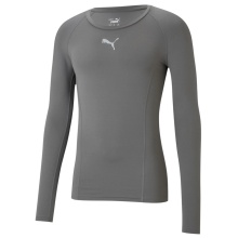 Puma Functional Underwear Long Sleeve Shirt LIGA Baselayer Tee - grey Men's