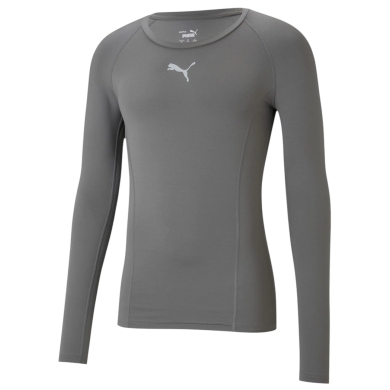 Puma Functional Underwear Long Sleeve Shirt LIGA Baselayer Tee - grey Men's