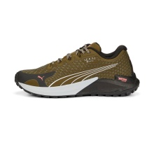 Puma Trail Running Shoes Fast-Trac Nitro GTX (Lightweight, All Terrain) Olive Green/Black Women