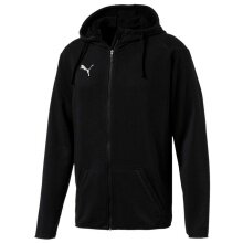 Puma Liga Casual Hoody Jacket with Hood Black Men's Training Jacket