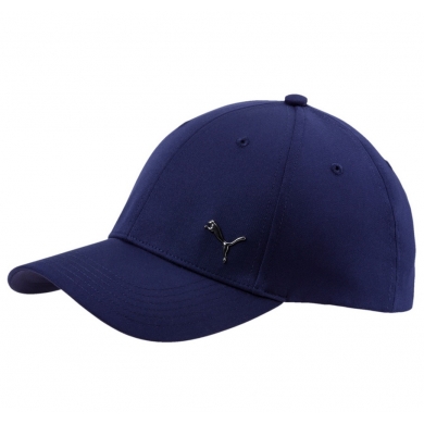 Puma Cap Metal Cat (100% Polyester, Woven) dark blue - 1 piece