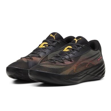 Puma Indoor Court Shoes All-Pro Nitro Fire Glow (Basketball) black Men's