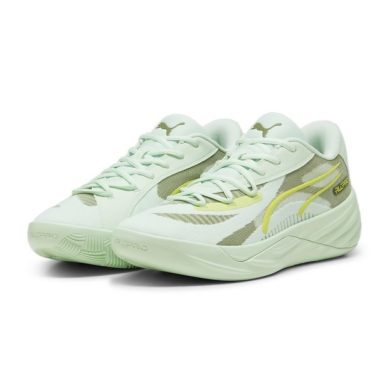 Puma Indoor Court Shoes All-Pro Nitro mint/olive Men