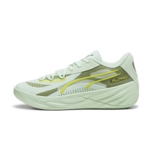 Puma Indoor Court Shoes All-Pro Nitro mint/olive Men