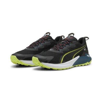 Puma Trail Running Shoes Fast-Track Nitro 2 (Lightweight) black/lime Men